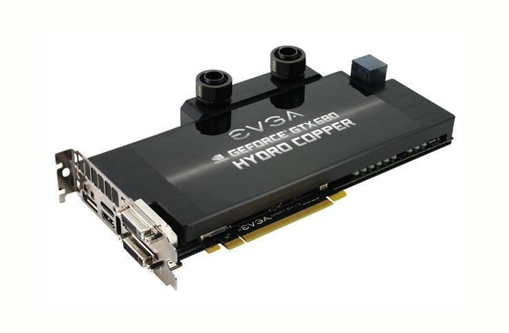 02G-P4-2689-B1 EVGA Nvidia GeForce GTX 680 Hydro Copper 2GB GDDR5 256-Bit HDMI / Dual DVI / DisplayPort/ HDCP Ready SLI Support PCI-Express 3.0 x16 Video Graphics Card