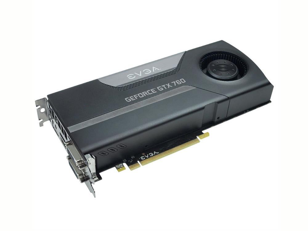 02G-P4-2762-A1 EVGA Nvidia GeForce GTX 760 SC 2GB GDDR5 256-Bit HDMI / Dual DVI / DisplayPort / SLI Support PCI-Express 3.0 x16 Video Graphics Card