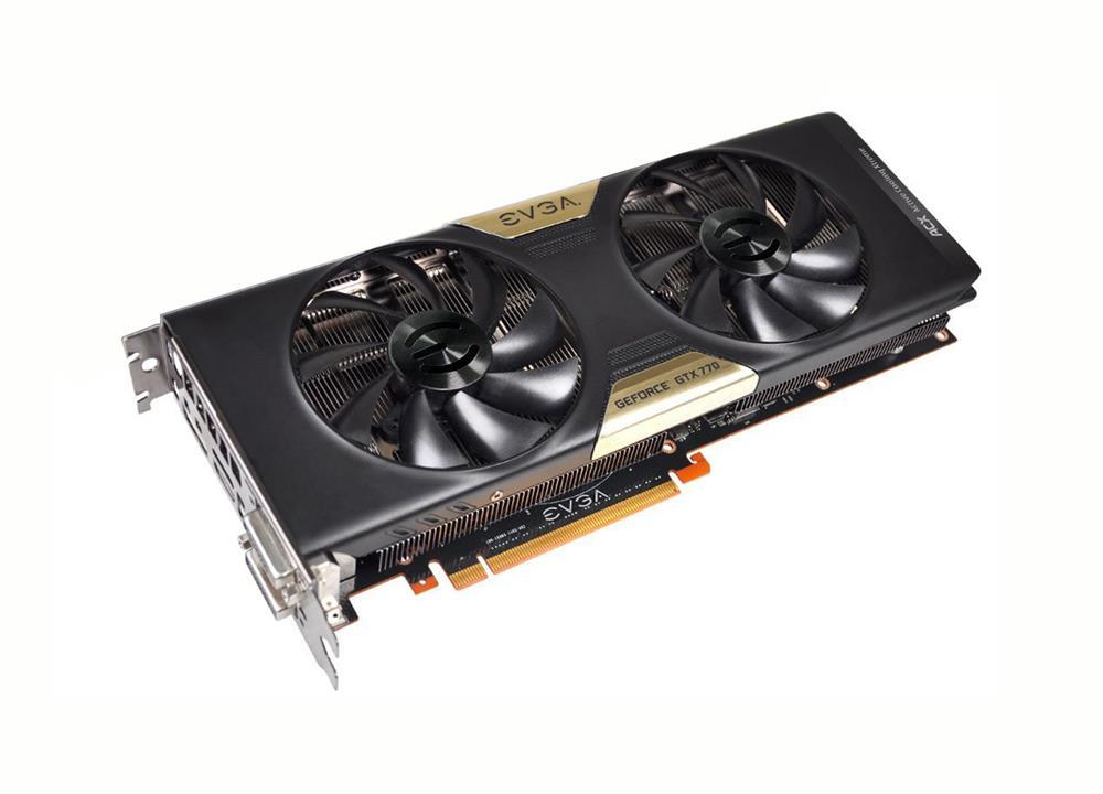 02G-P4-2773-LA EVGA Nvidia GeForce GTX 770 2GB GDDR5 256-Bit HDMI / DisplayPort / Dual DVI PCI-Express 3.0 x16 Video Graphics Card