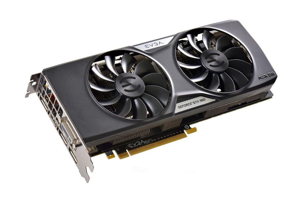 02G-P4-2963-B1 EVGA Nvidia GeForce GTX 960 2GB GDDR5 128-Bit HDMI / Dual-Link DVI-I / 3x DisplayPort / HDCP Ready SLI Support PCI-Express 3.0 Video Graphics Card