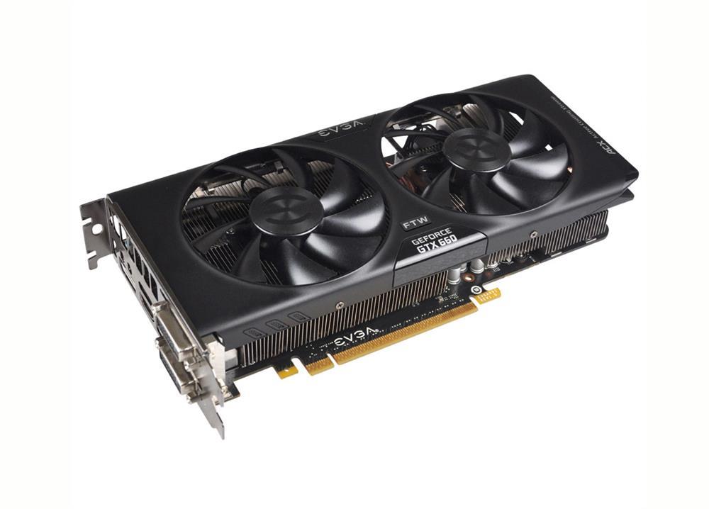 02G-P4-3063-L1 EVGA Nvidia GeForce GTX 660 FTW 2GB GDDR5 192-Bit HDMI / DVI / DisplayPort PCI-Express 3.0 x16 Video Graphics Card with ACX Cooler