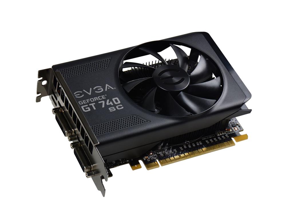 02G-P4-3747 EVGA GeForce GT 740 Superclocked 2GB GDDR5 128-bit PCI Express 3.0 x16 DVI/ DVI-D/ Mini-HDMI Video Graphics Card