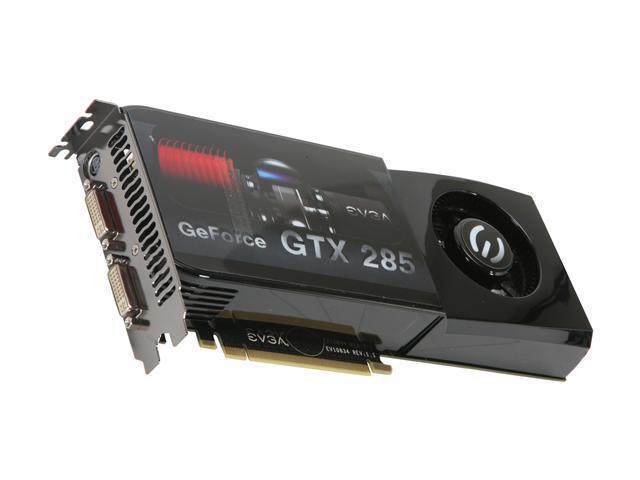 02GP31185B1 EVGA Nvidia GeForce GTX 285 2GB GDDR3 512-Bit Dual DVI / HDTV-Out PCI-Express 2.0 Video Graphics Card