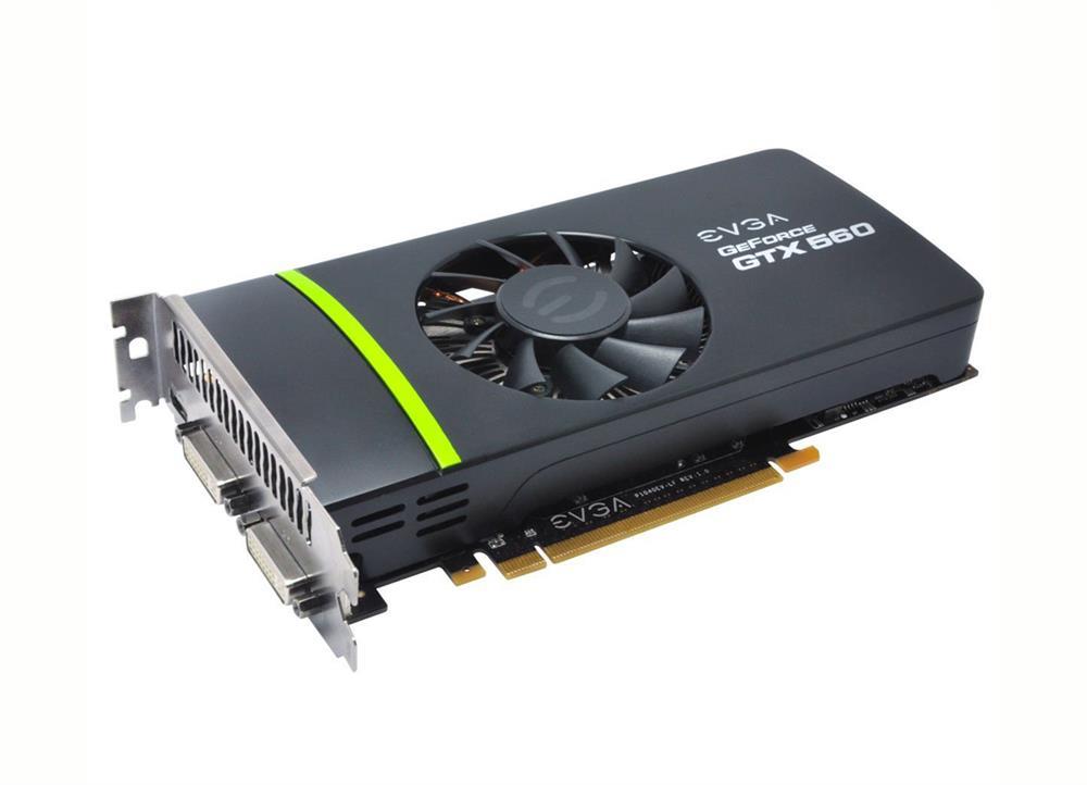 02GP31469B1 EVGA Nvidia GeForce GTX 560 SuperClocked 2GB GDDR5 256-Bit Mini-HDMI / DVI PCI-Express 2.0 x16 HDCP Ready SLI Support Video Graphics Card
