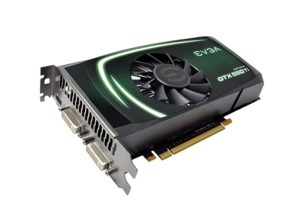 02GP31559AR EVGA Nvidia GeForce GTX 550 Ti 2GB GDDR5 192-Bit Mini HDMI / Dual DVI PCI-Express 2.0 Video Graphics Card