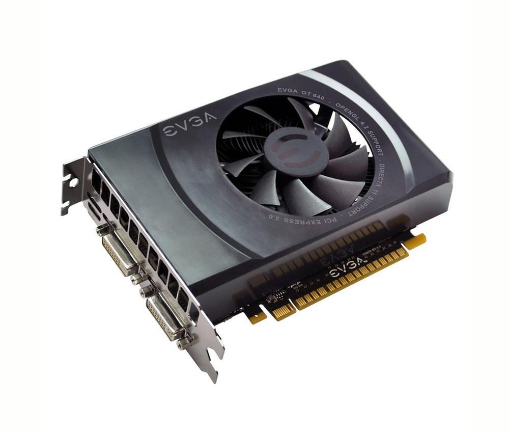 02GP42643 EVGA nVidia GeForce GT 640 2GB 128-Bit DDR3 PCI Express 3.0 x16 (Dual Slot) DVI-I/D Mini-HDMI Video Graphics Card