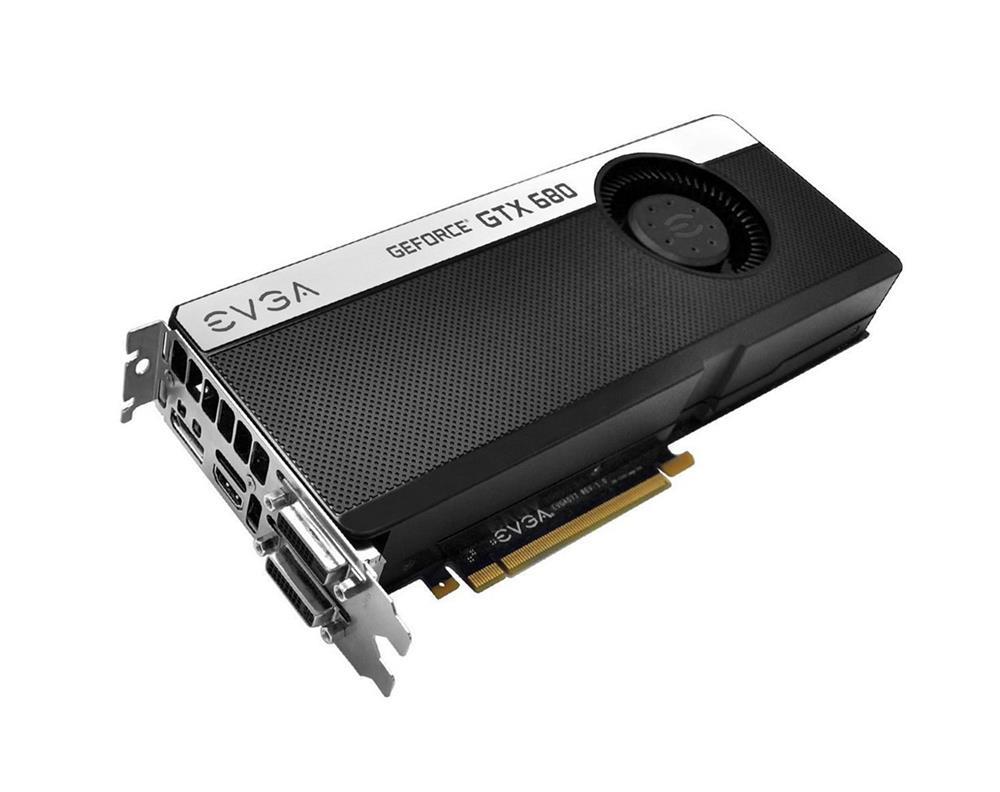 02GP42683KR EVGA Nvidia GeForce GTX 680 SC Signature 2GB GDDR5 256-Bit HDMI / Dual DVI / DisplayPort Video Graphics Card