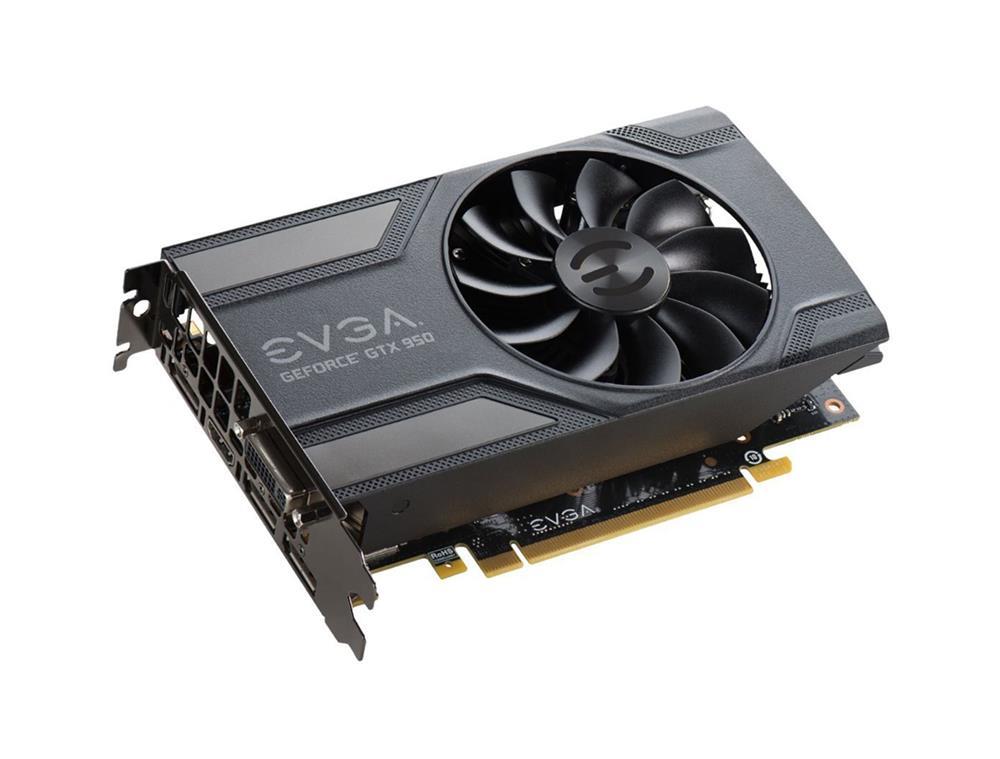 02GP42951 EVGA GeForce GTX 950 SuperClocked 2GB 128-Bit GDDR5 PCI Express 3.0 DVI-I/ HDMI/ 3x DisplayPort Video Graphics Card