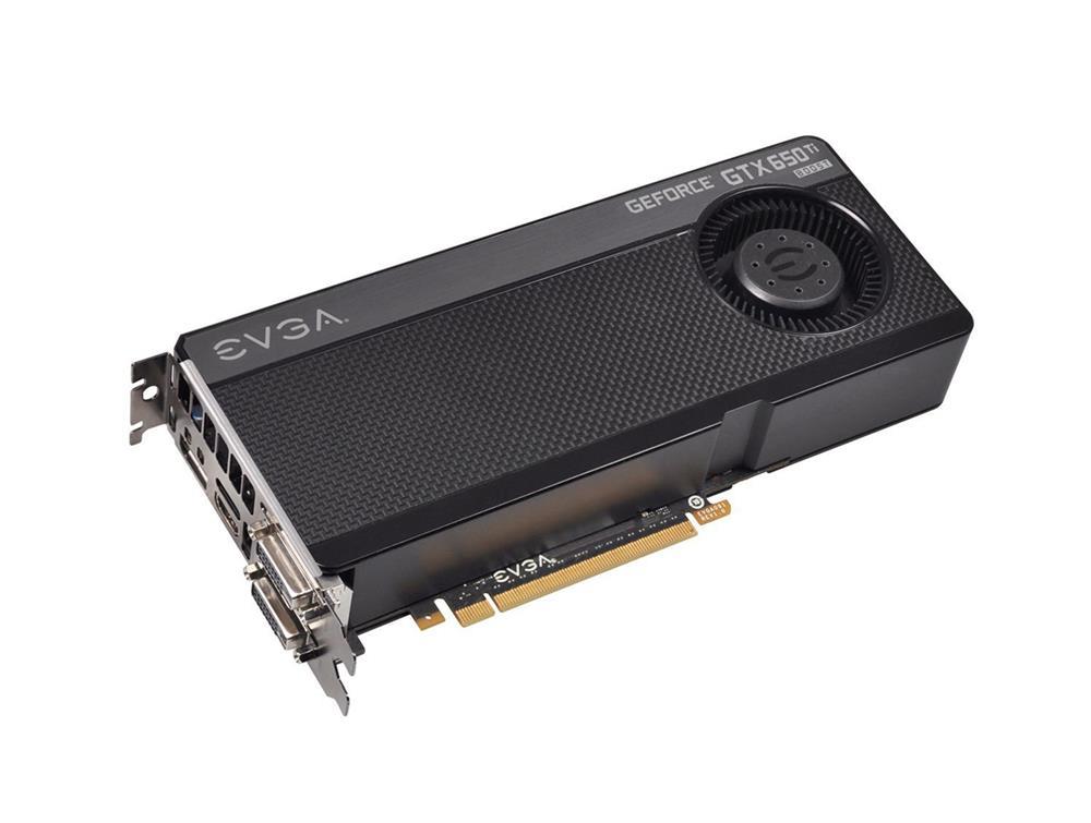 02GP43657 EVGA Nvidia GeForce GTX 650 Ti BOOST 2GB GDDR5 192-Bit HDMI / Dual DVI / Display Port / SLI Supported PCI-Express 3.0 x16 Video Graphics Card