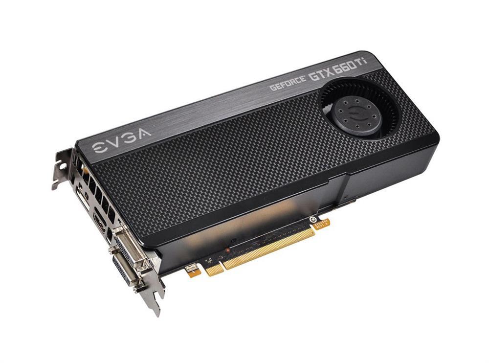 02GP43660 EVGA Nvidia GeForce GTX 660 Ti 2GB GDDR5 192-Bit HDMI / DVI-I / DVI-D / Display-Port / SLI Support PCI-Express 3.0 x16 Video Graphics Card