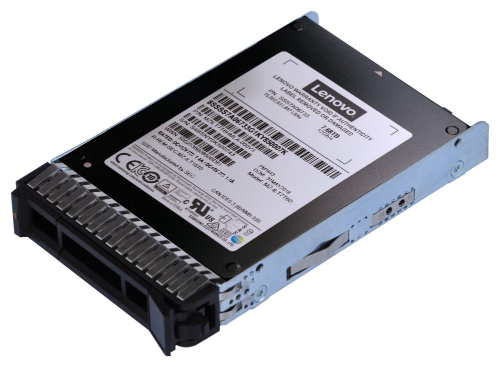 02JG485 Lenovo 1643a 7.68TB SAS HS 3.5-Inch Internal Solid State Drive (SSD)