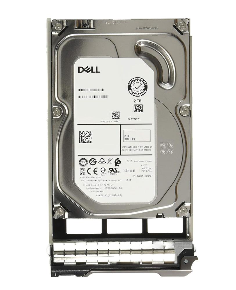 03DCJX Dell 2TB 7200RPM SATA 3Gbps 3.5-inch Internal Hard Drive with Tray