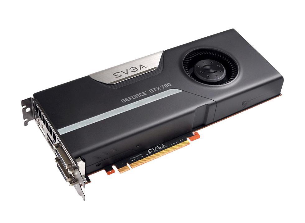 03GP42780LX EVGA Nvidia GeForce GTX 780 3GB GDDR5 384-Bit HDMI / DisplayPort / Dual Link DVI PCI-Express 3.0 Video Graphics Card