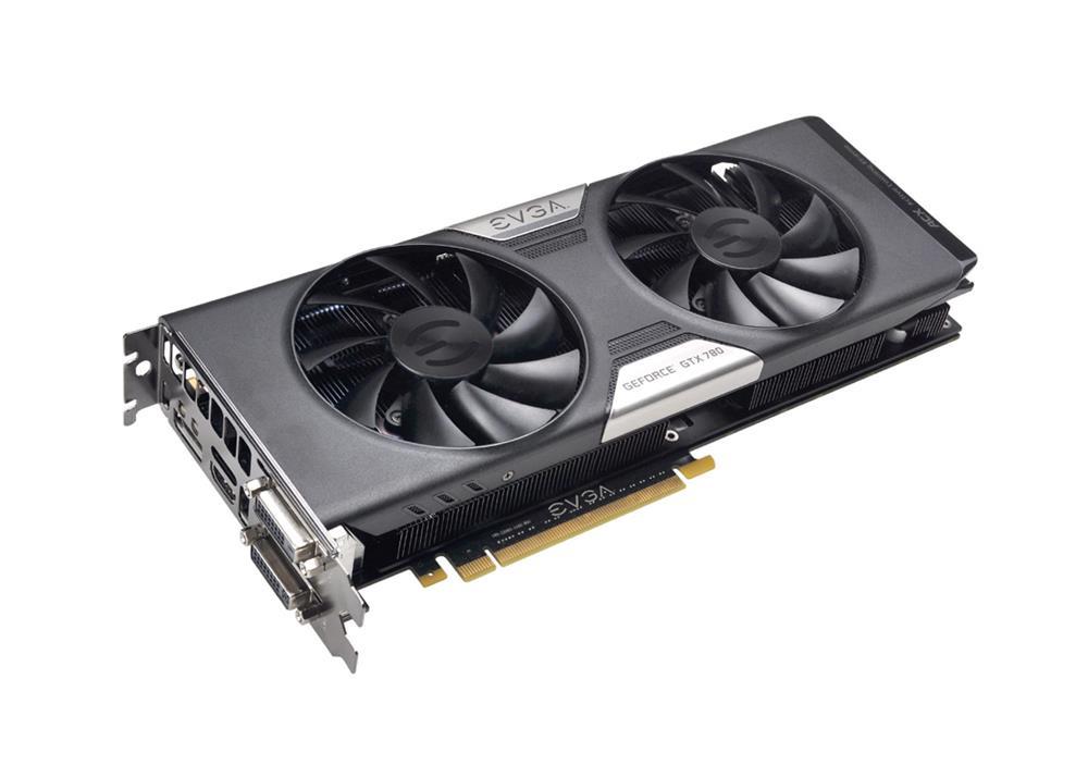03GP42782 EVGA Nvidia GeForce GTX 780 3GB GDDR5 384-Bit HDMI / DisplayPort / Dual DVI PCI-Express 3.0 x16 Video Graphics Card
