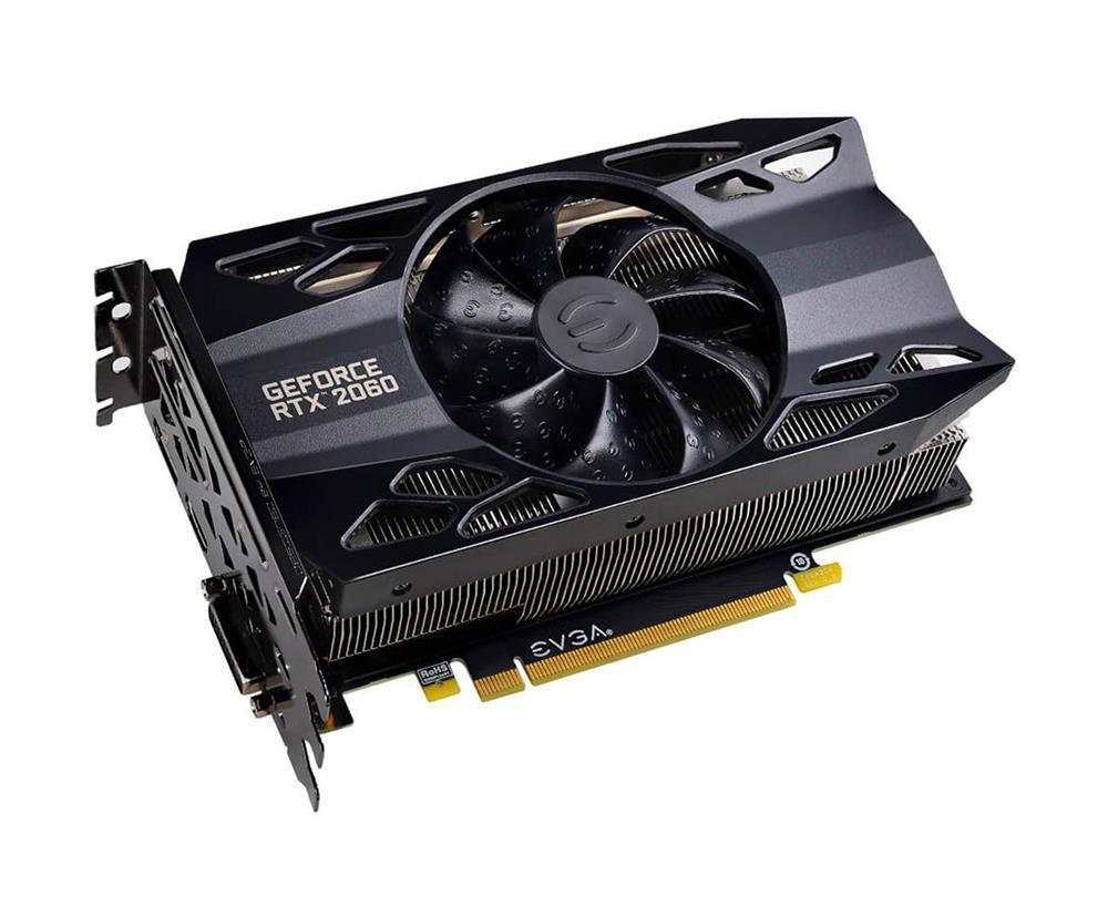 06G-P4-2062-K3 EVGA GeForce RTX 2060 SC 6GB GDDR6 Overclocked 2.75 Slot Extreme Cool 70C Gaming Video Graphics Card