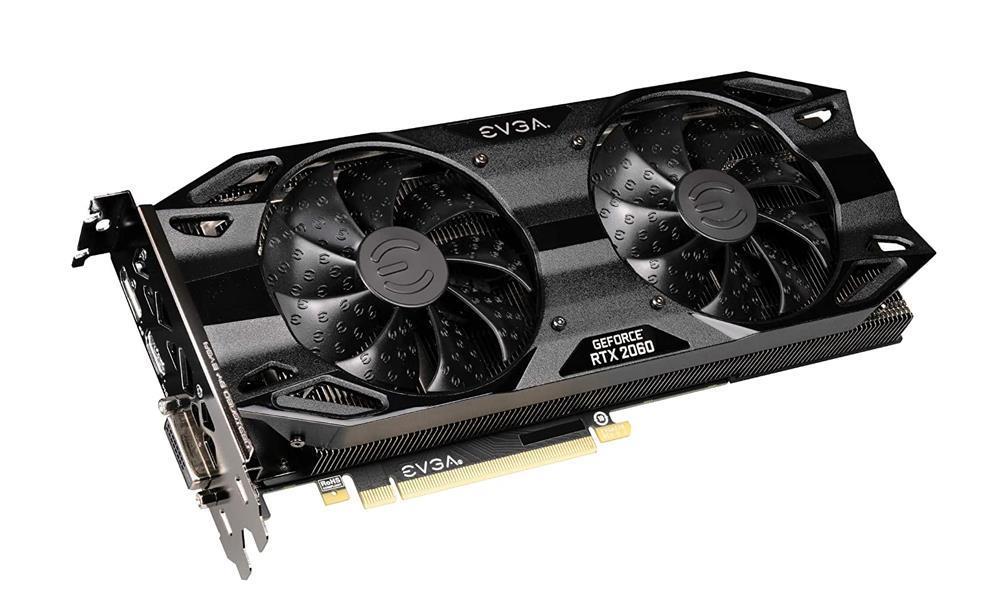 06G-P4-2065-TR EVGA GeForce RTX 2060 SC Ultra Black Gaming 6GB GDDR6 Dual HDB Fans Video Graphics Card