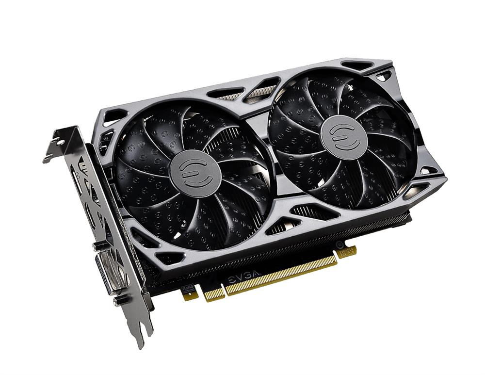 06G-P4-2066-TX EVGA GeForce RTX 2060 KO Gaming 6GB GDDR6 Dual Fans Metal Backplate Video Graphics Card