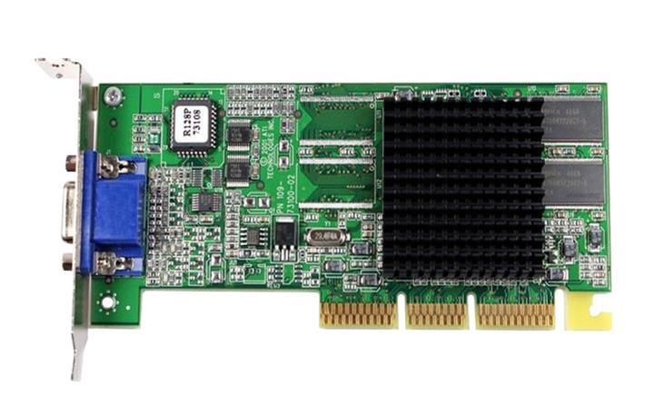 07K114 Dell ATI Rage 128 Ultra 16MB DDR AGP Video Graphics Card
