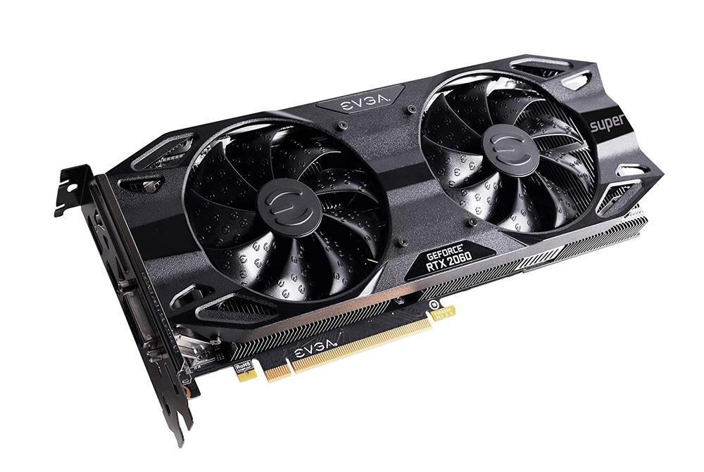 08G-P4-3065-KA EVGA GeForce RTX 2060 Super SC Ultra Black Gaming 8GB GDDR6 Dual HDB Fans Metal Backplate Video Graphics Card