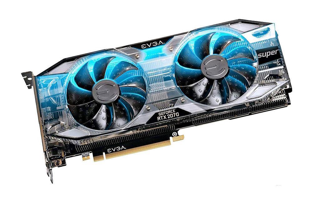 08G-P4-3173-TX EVGA GeForce RTX 2070 Super XC Ultra 8GB GDDR6 Overclocked 2.75 Slot Extreme Cool Dual 70C Gaming RGB Metal Backplate Video Graphics Card
