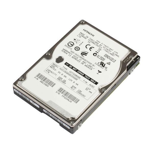 0988605-01 Hitachi 600GB 10000RPM SAS 6Gbps 64MB Cache 2.5-inch Internal Hard Drive