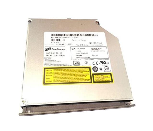 09X520 Dell 8X DVD Rom Drive Slim (Black)