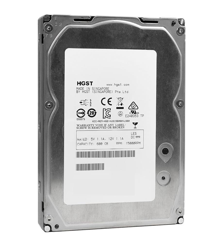 0B24529 HGST Hitachi Ultrastar 15K600 600GB 15000RPM Fibre Channel 4Gbps 64MB Cache 3.5-inch Internal Hard Drive