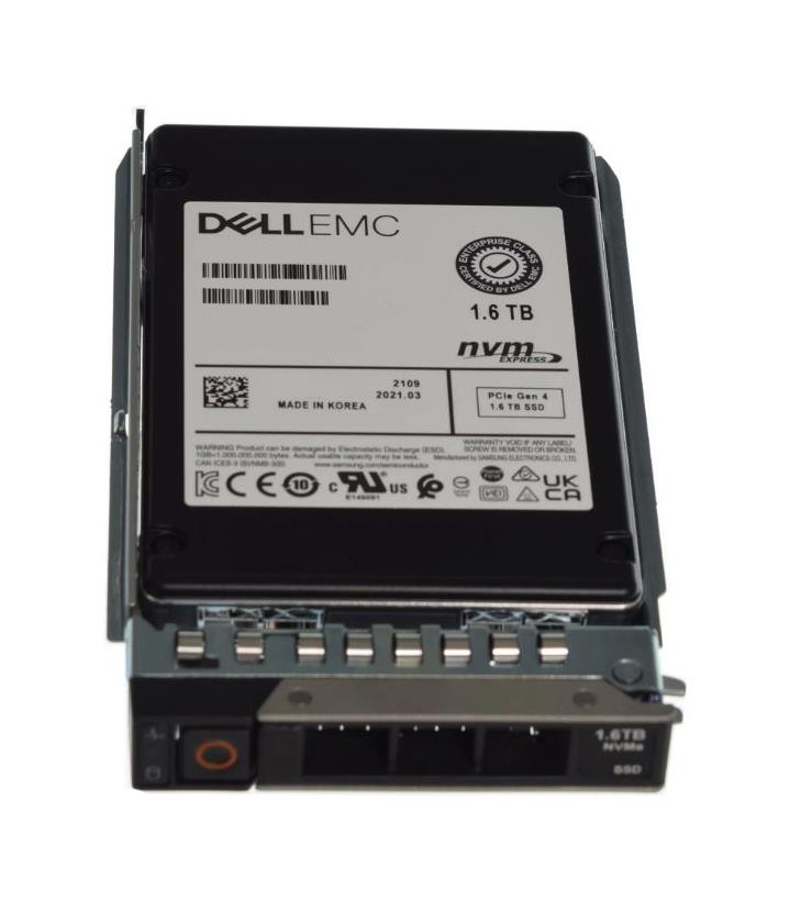 0CJ01R Dell 1.6TB PCI Express 3.0 x4 Flash Enterprise NVMe Mixed Use Gen4 U.2 Internal Solid State Drive (SSD) with Carrier
