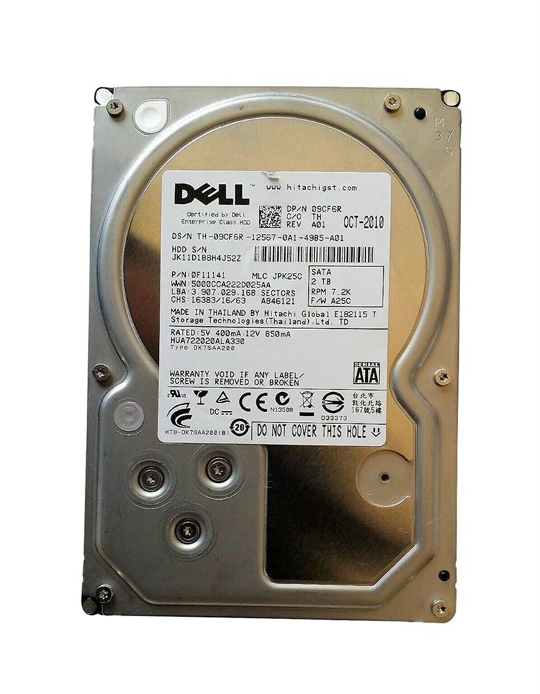 0F11141 HGST Hitachi Ultrastar A7K2000 2TB 7200RPM SATA 3Gbps 32MB Cache 3.5-inch Internal Hard Drive