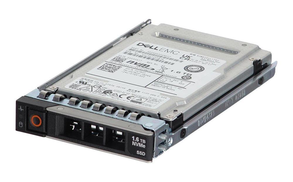 0G7N00 Dell 1.6TB TLC PCI Express 4.0 x4 NVMe Mixed Use (SED FIPS 140-2) U.3 2.5-inch Internal Solid State Drive (SSD)