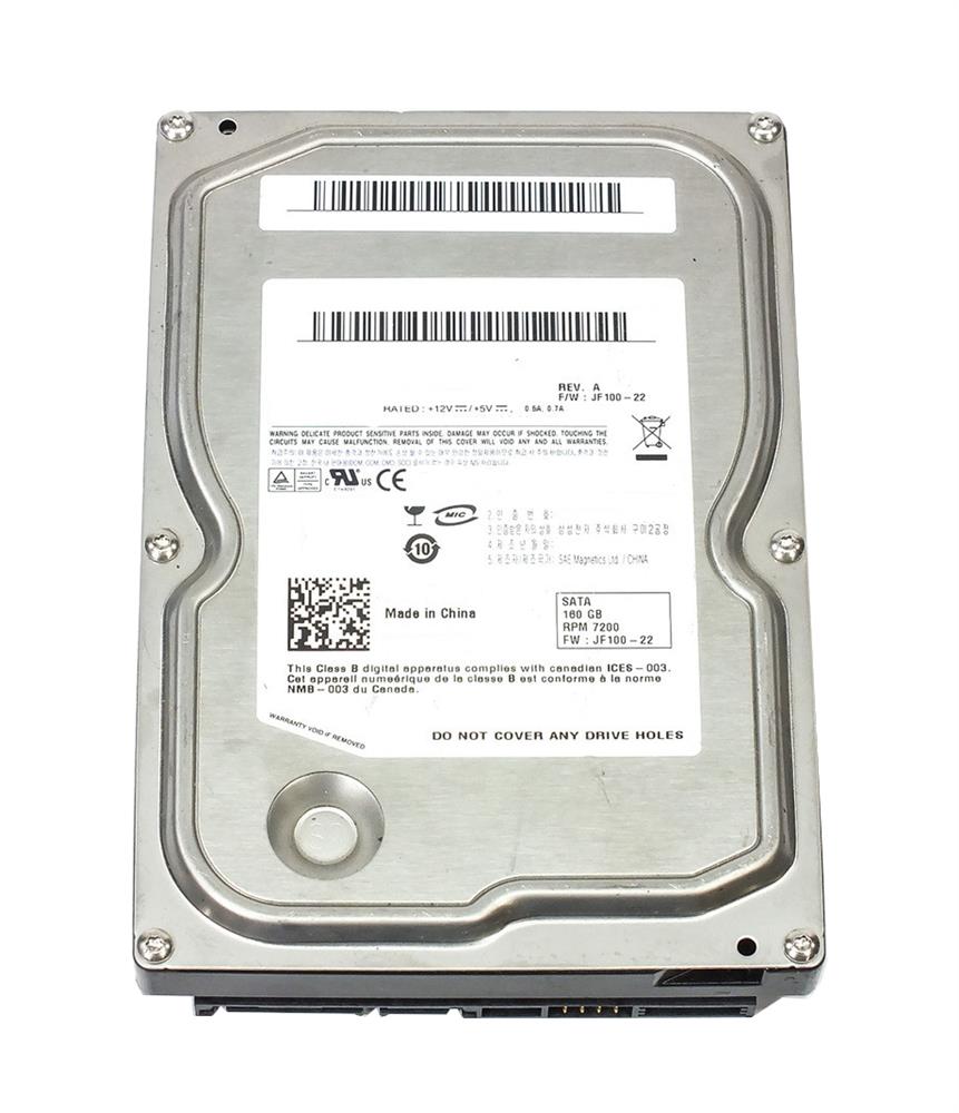 0NX552 Dell 160GB 7200RPM SATA 3Gbps 2.5-inch Internal Hard Drive