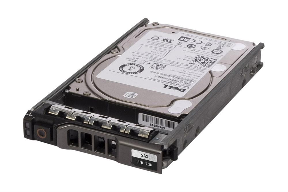 0T3P5D Dell 2TB 7200RPM SAS 12Gbps Nearline Hot Swap 128MB Cache (512e) 2.5-inch Internal Hard Drive with Tray