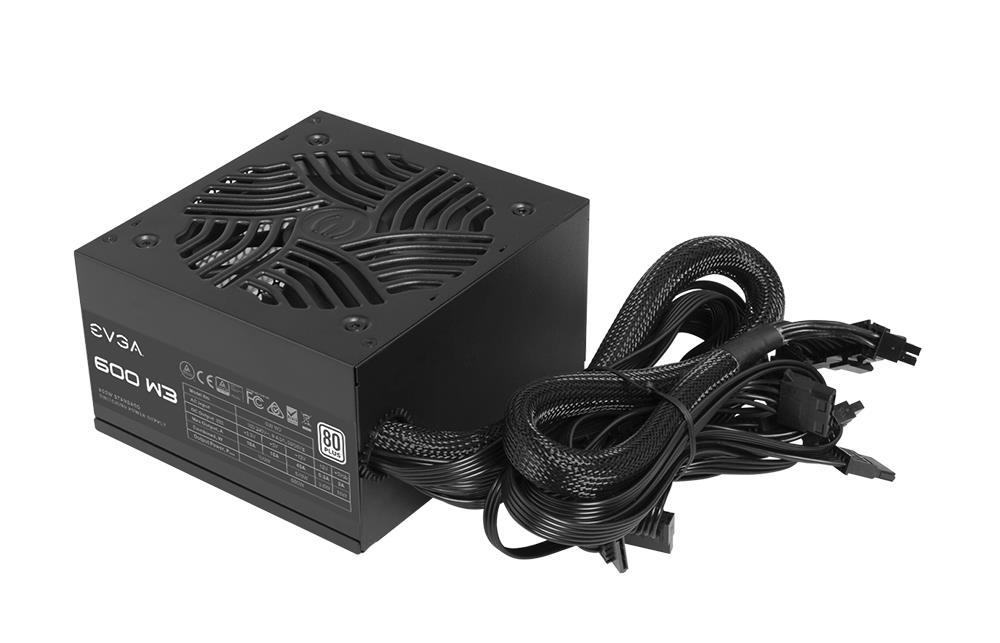 100-W3-0500-K1 EVGA 500 W3 500-Watts ATX12V/EPS12V 24-Pin Non-Modular 80% Efficiency 80 Plus Power Supply