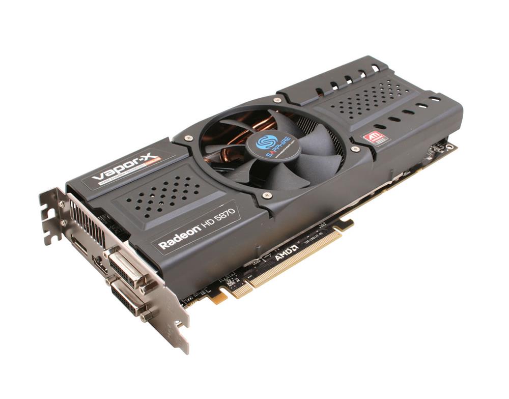 100281-2GVXSR Sapphire Radeon HD 5870 Graphics Card PCI Express 2.0 x16 2GB GDDR5 SDRAM 2560 x 1600 CrossFireX