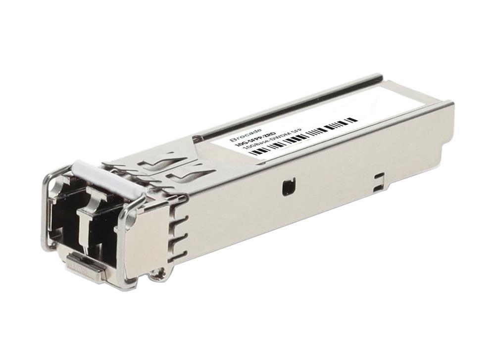 10G-SFPP-ZRD-1533-47 Brocade 10Gbps 10GBase-ZR DWDM Single-mode Fiber 80km 1533.47nm Duplex LC Connector SFP+ Transceiver Module
