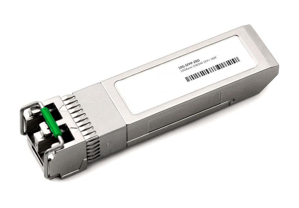 10G-SFPP-ZRD-1557-36 Brocade 10Gbps 10GBase-ZR DWDM Single-mode Fiber 80km 1557.36nm Duplex LC Connector SFP+ Transceiver Module