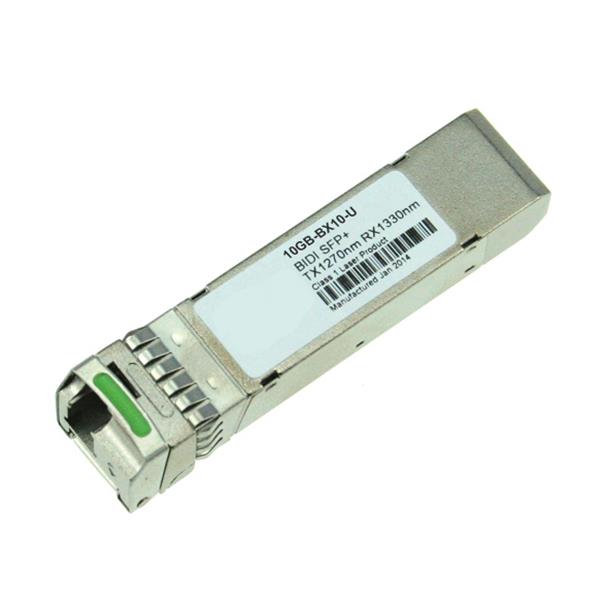 10GB-BX10-U Enterasys 10Gbps 10GBase-BX-D Single-mode Fiber 10km 1270nmTX/1330nmRX LC Connector SFP+ Transceiver Module (Refurbished)