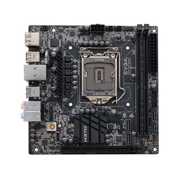 111-CS-E371-KR EVGA Socket LGA Intel H370 Chipset Core i7 / i5 / i3 Processors Support DDR4 2x DIMM 4x SATA3 6.0Gb/s Mini-ITX Motherboard (Refurbished)