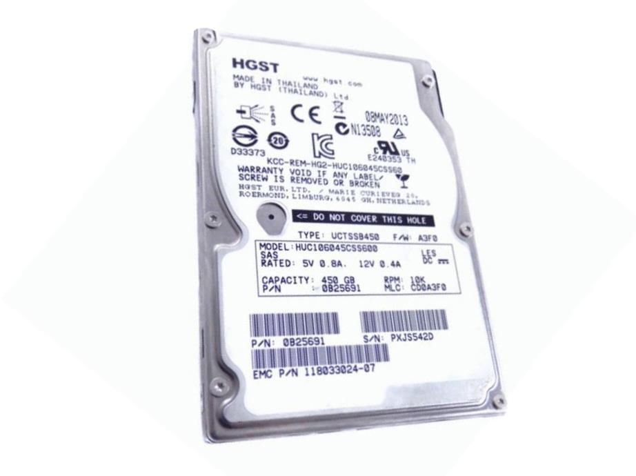 118033024-07 EMC 450GB 10000RPM SAS 6Gbps 64MB Cache 2.5-inch Internal Hard Drive