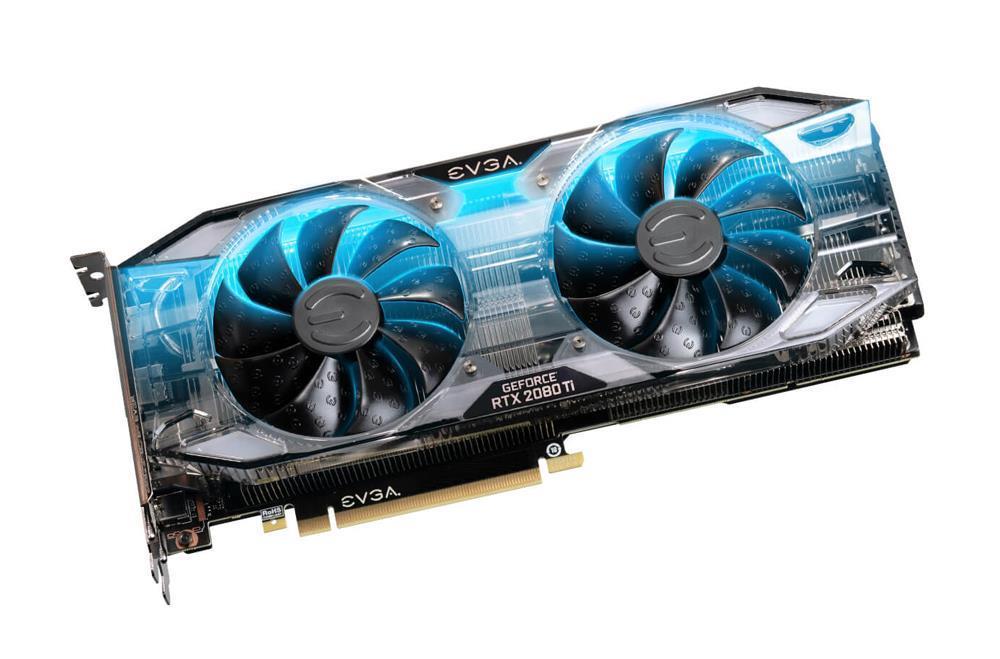 11G-P4-2281-K2 EVGA GeForce RTX 2080 Ti Black Edition Gaming 11GB GDDR6 Dual HDB Fans RGB LED Metal Backplate Video Graphics Card
