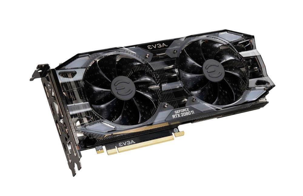 11G-P4-2380-DX EVGA GeForce RTX 2080 Ti Gaming 11GB 352-bit GDDR6 PCI Express 3.0 RGB LED Logo Metal Backplate Video Graphics Card
