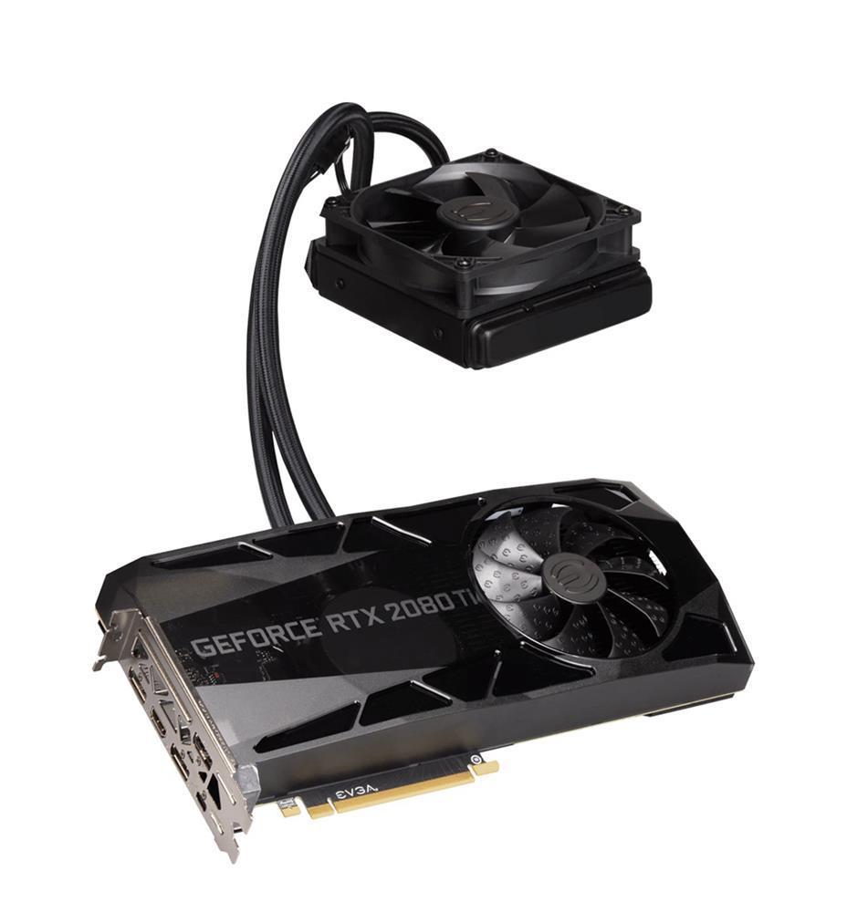 11G-P4-2484-FX EVGA GeForce RTX 2080 TI FTW3 Ultra Hybrid Gaming 11GB 352-bit GDDR6 PCI Express 3.0 RGB LED Logo iCX2 Technology Metal Backplate Video Graphics Card