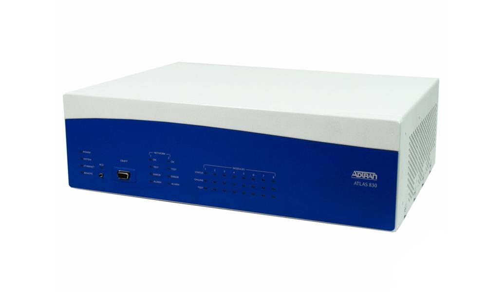 1200780L1 Adtran Atlas 830 Gateway 1 x 10/100Base-TX LAN 2 x T1 WAN (Refurbished)