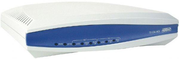1203022L1 Adtran T1 CSU ACE  1 x 8-pin RJ-48C Network, 1 x 8-pin RJ-48C DTE, 3rd Gen with power supply (Refurbished)