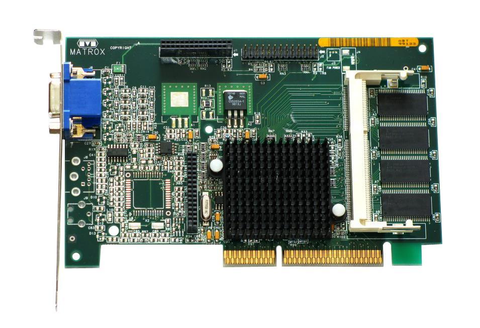 124807-B21 Compaq Matrox Millennium G200 32MB DVI / DFP Daughter Module Video Graphics Card