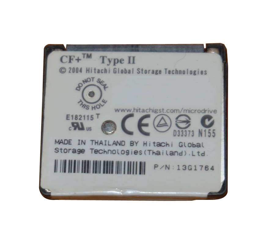 13G1764 IBM 4GB CompactFlash Type II 1-inch Drive
