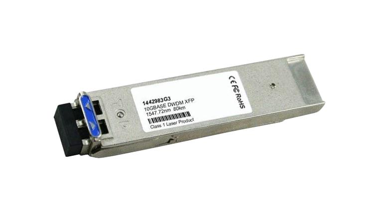 1442983G3 Adtran 10Gbps 10GBase-DWDM Single-mode Fiber 80km 1547.72nm Duplex LC Connector XFP Transceiver Module