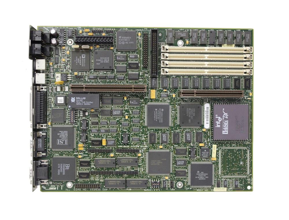 147201-001 Compaq System Board (Motherboard) for Deskpro 486/33 (Refurbished)