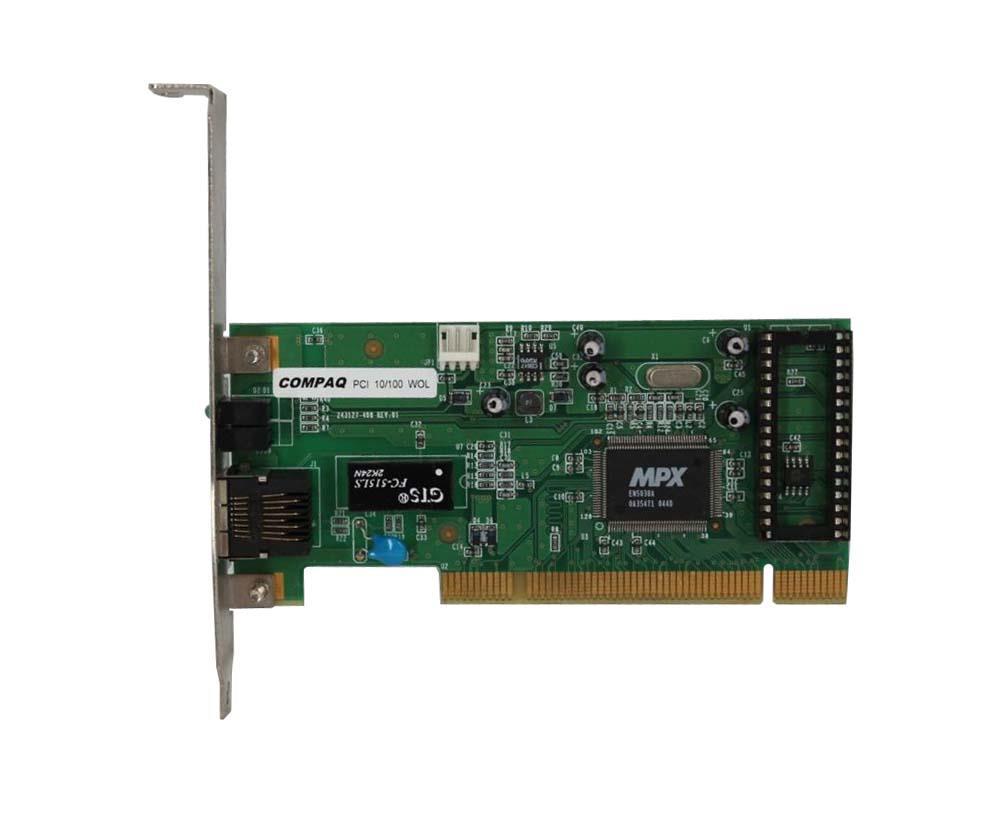 157045-001N HP Single-Port RJ-45 100Mbps 10Base-T/100Base-TX Fast Ethernet PCI Network Adapter