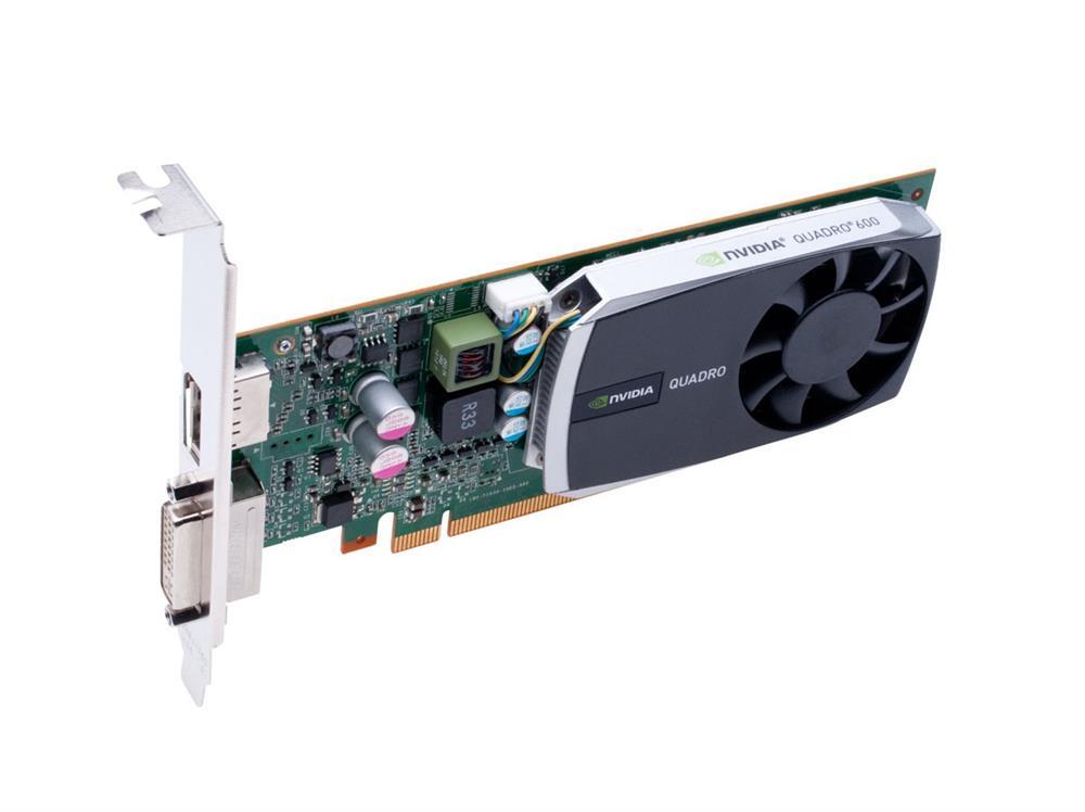 180-11033-1005-A01 Nvidia Quadro 600 1GB DDR3 DVI/ DisplayPort PCI-Express x16 Video Graphics Card